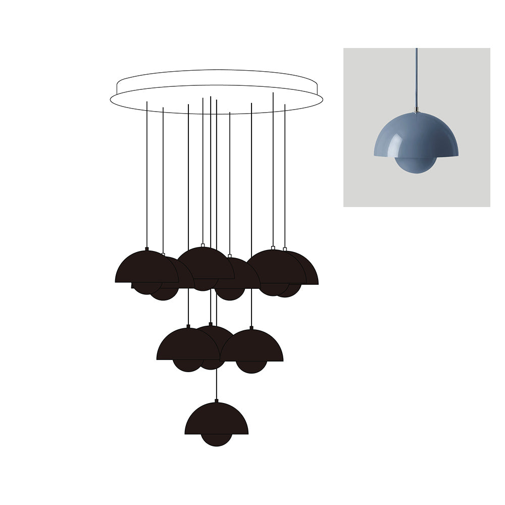 Indigle candelabru