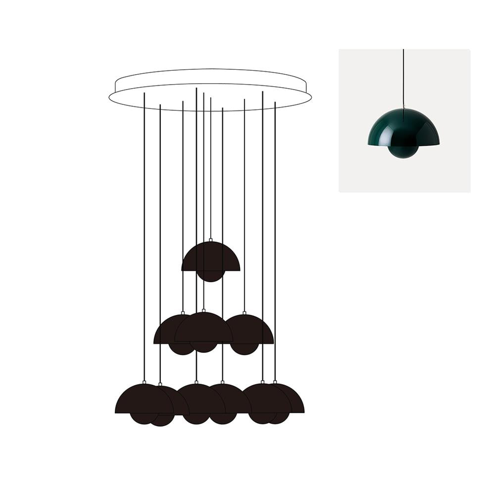 Indigle candelabru