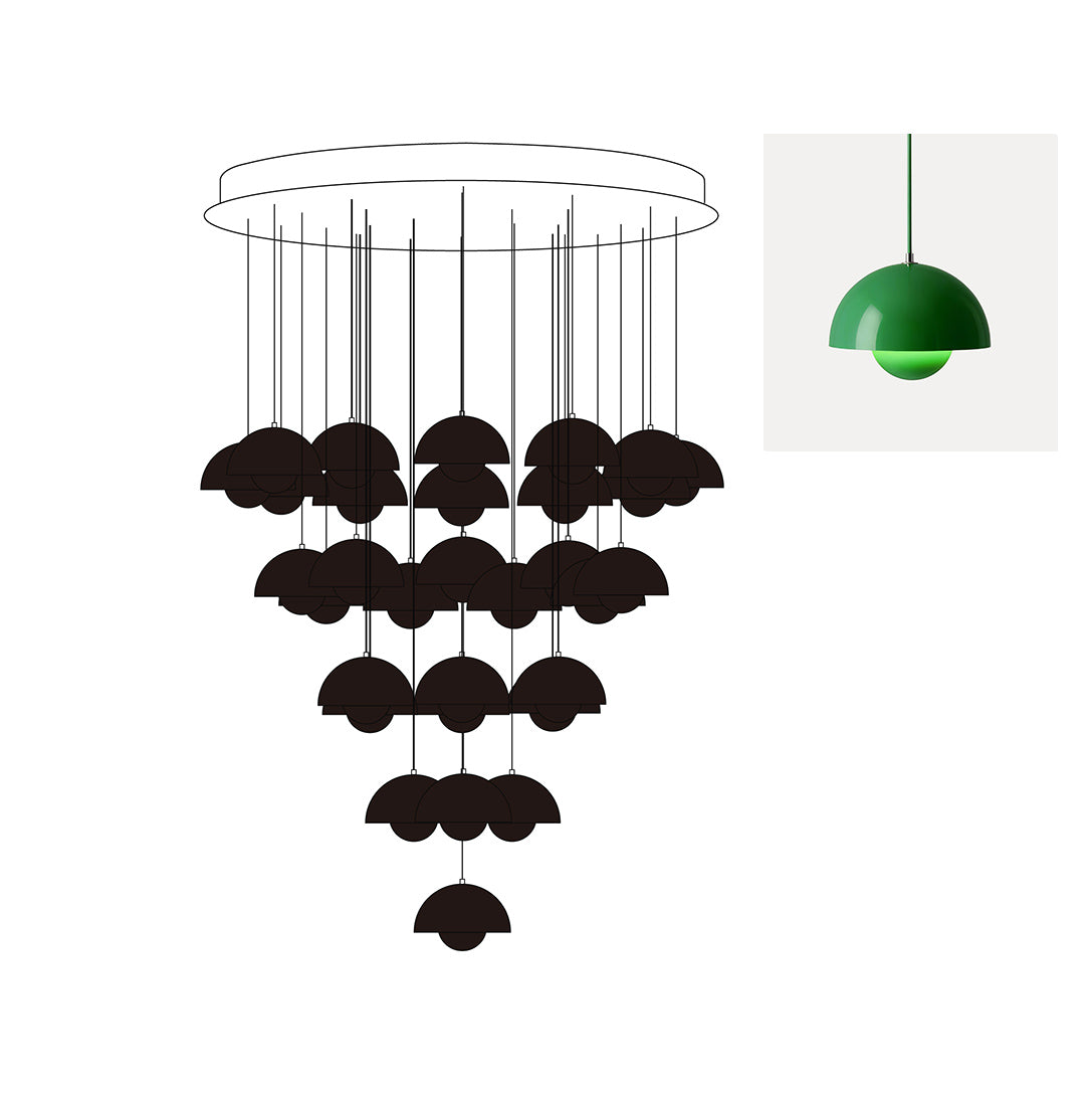 Indigle candelabru