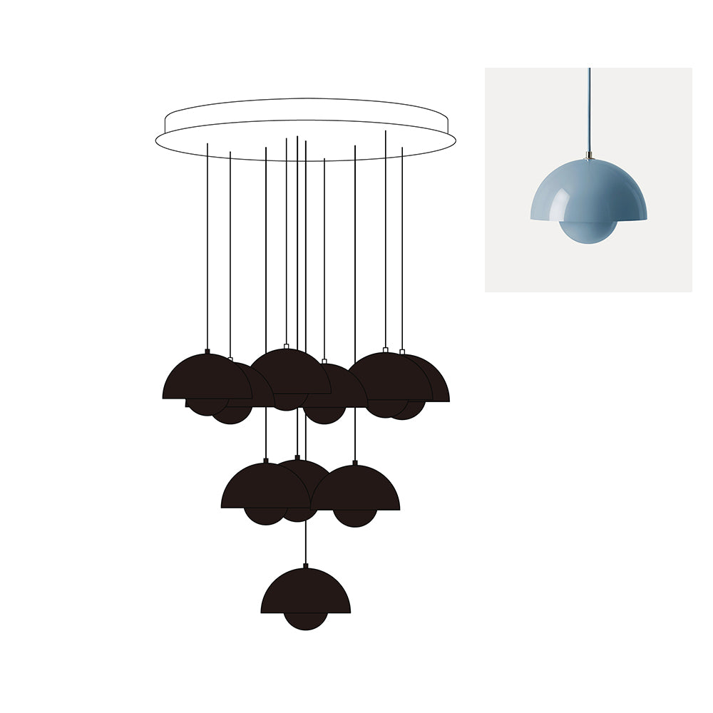 Indigle candelabru