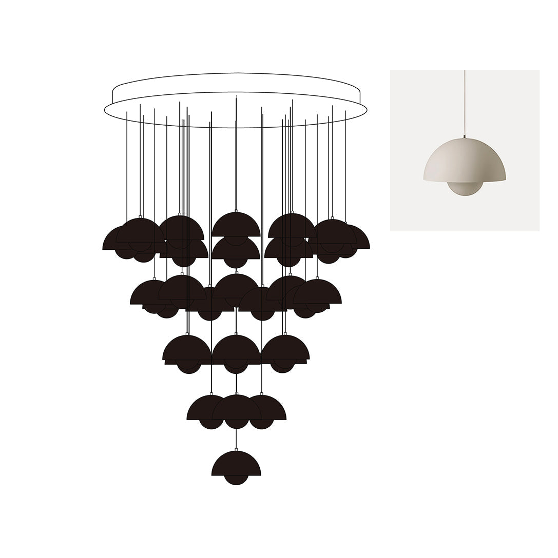 Indigle candelabru