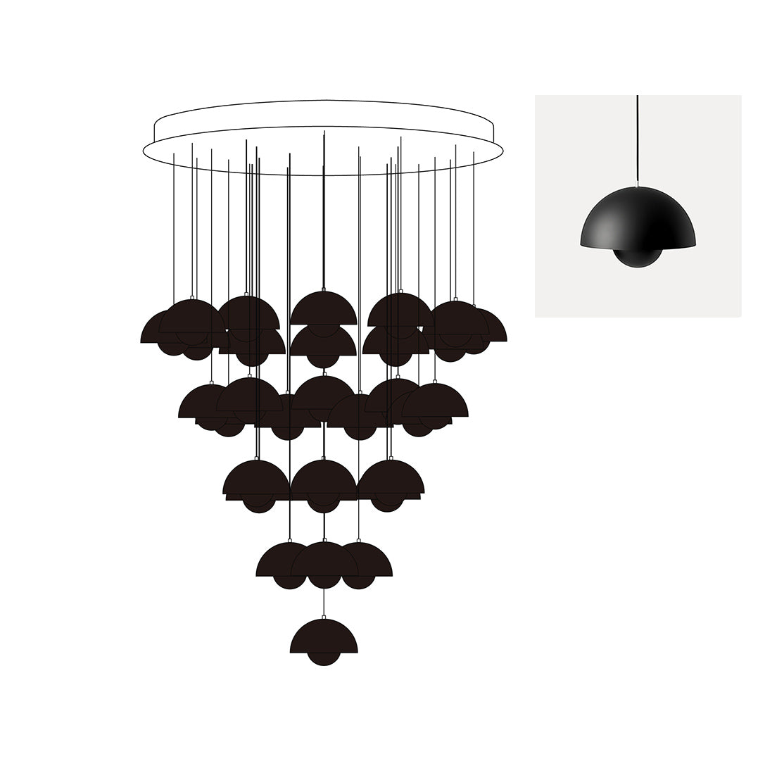 Indigle candelabru