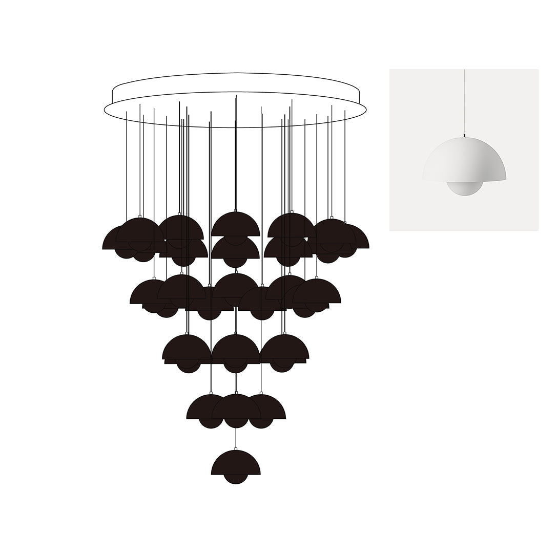 Indigle candelabru