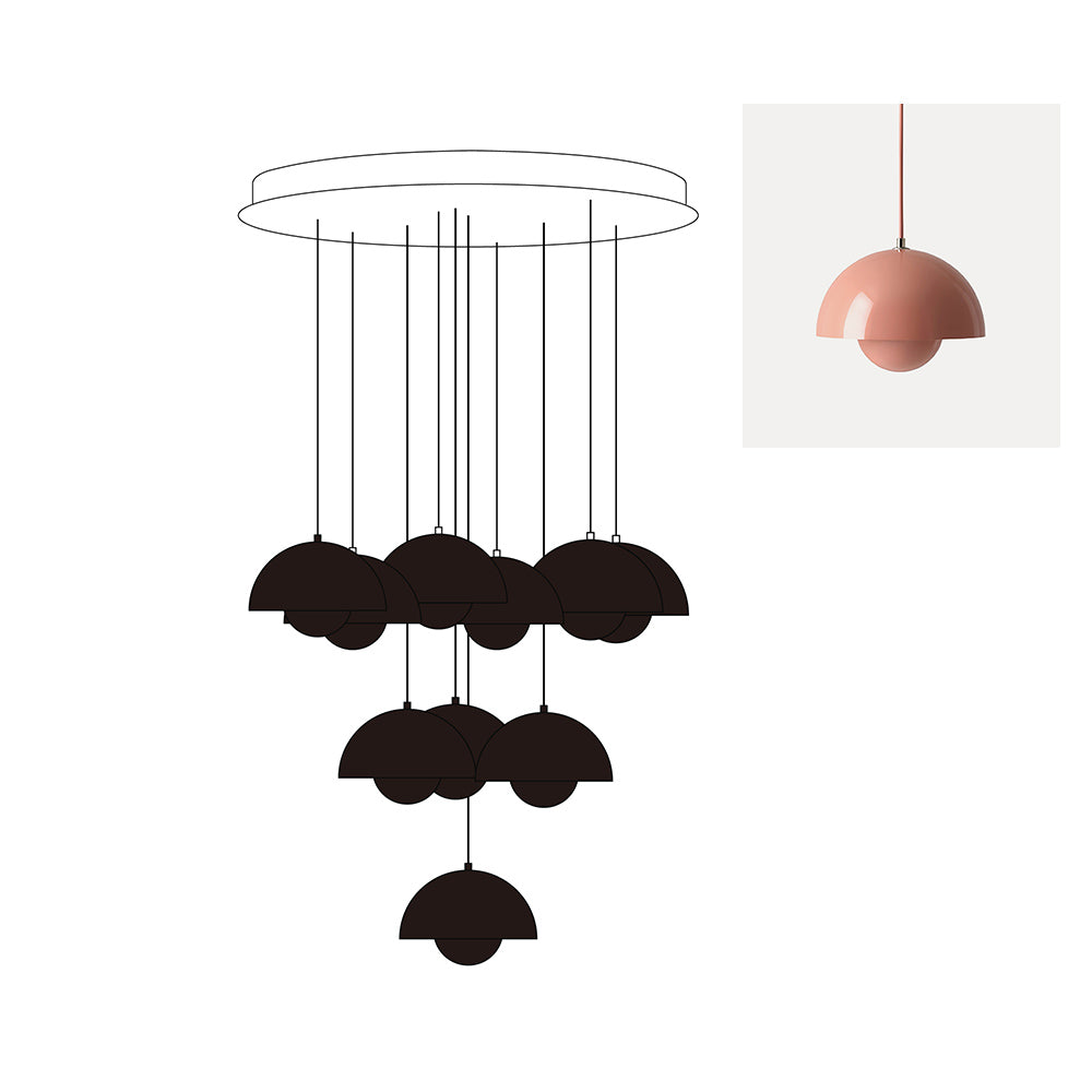 Indigle candelabru