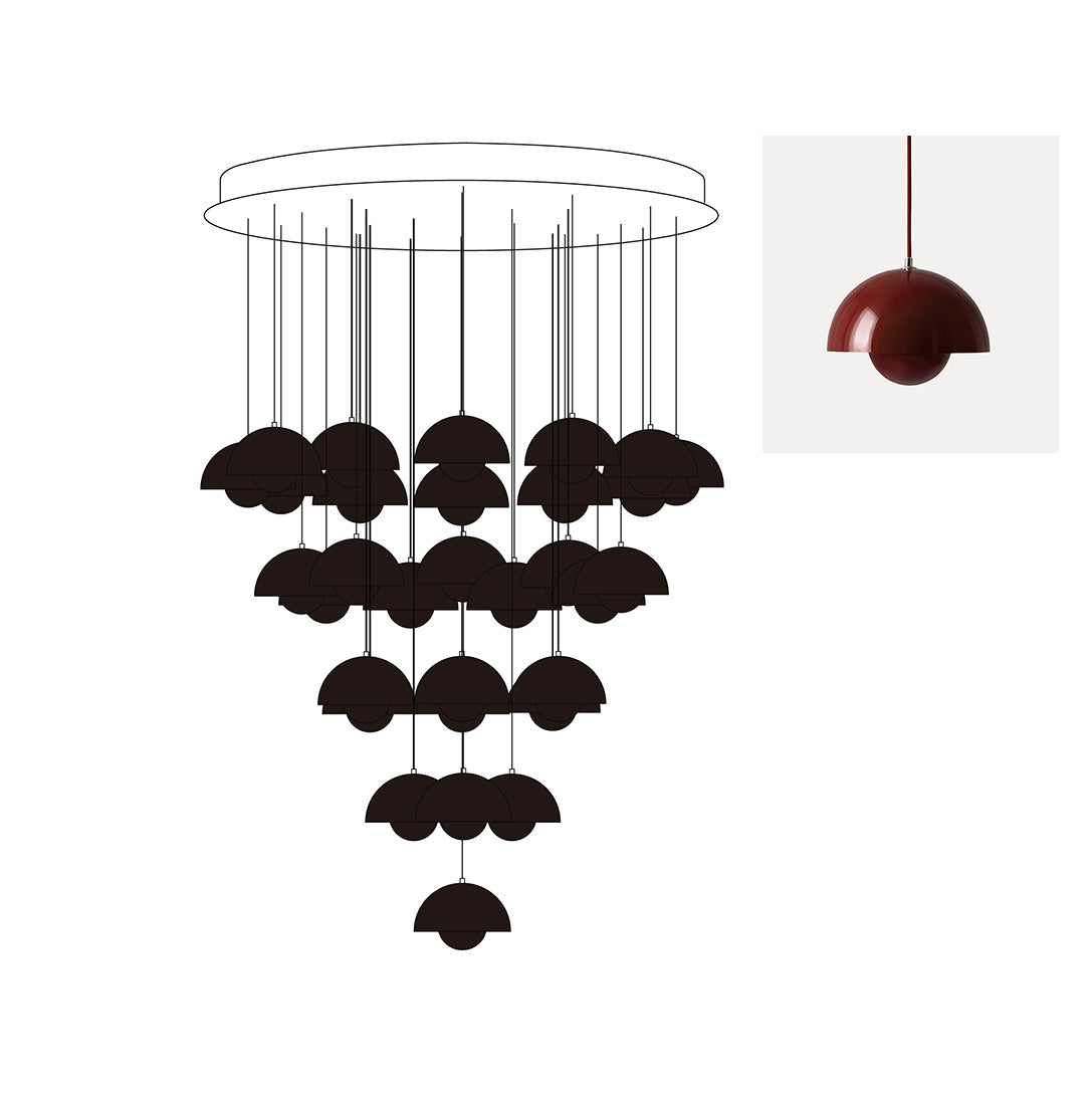 Indigle candelabru
