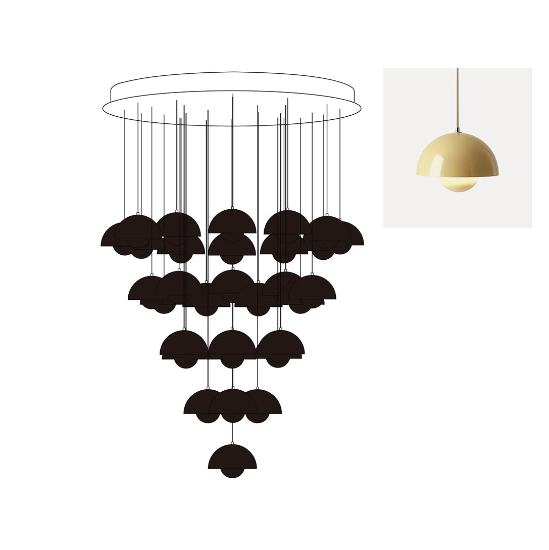 Indigle candelabru