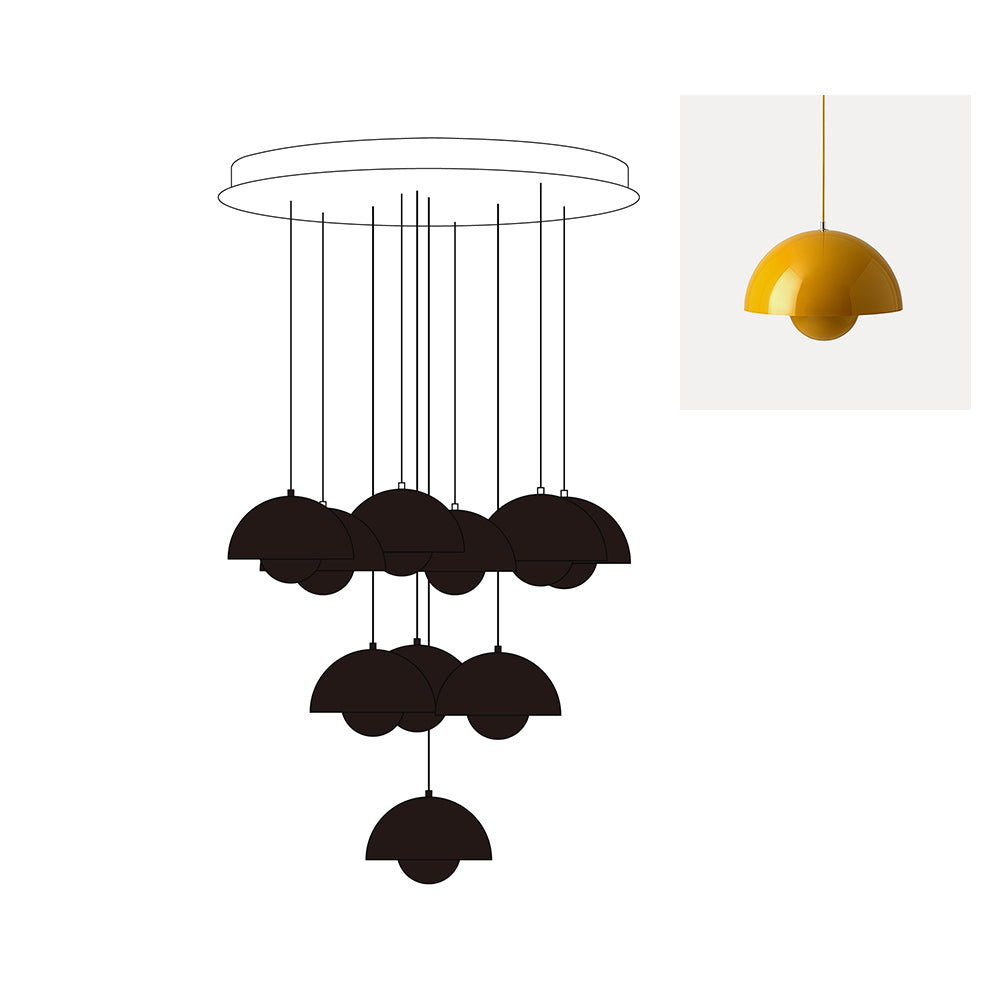 Indigle candelabru