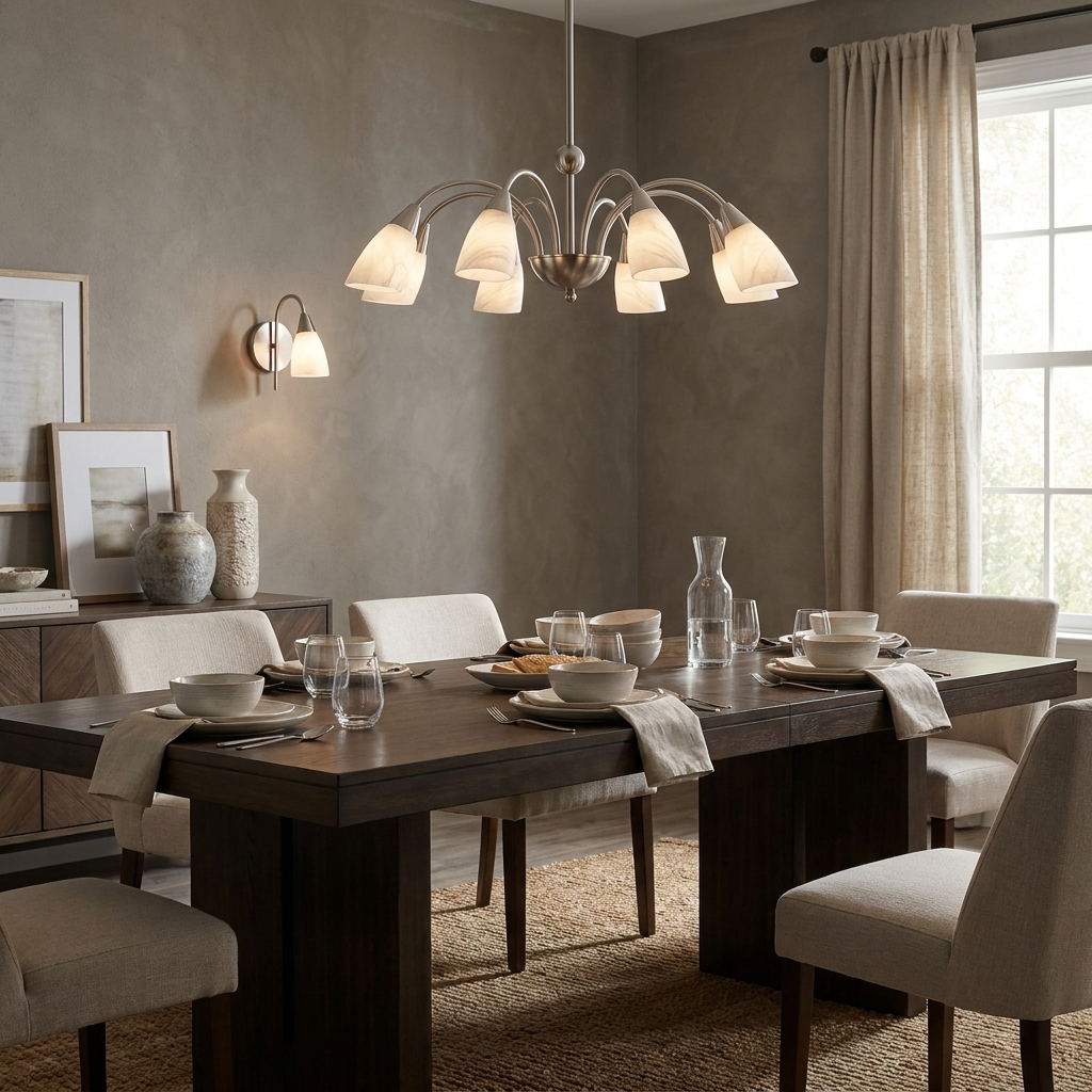 Uxford candelabru din alabastru