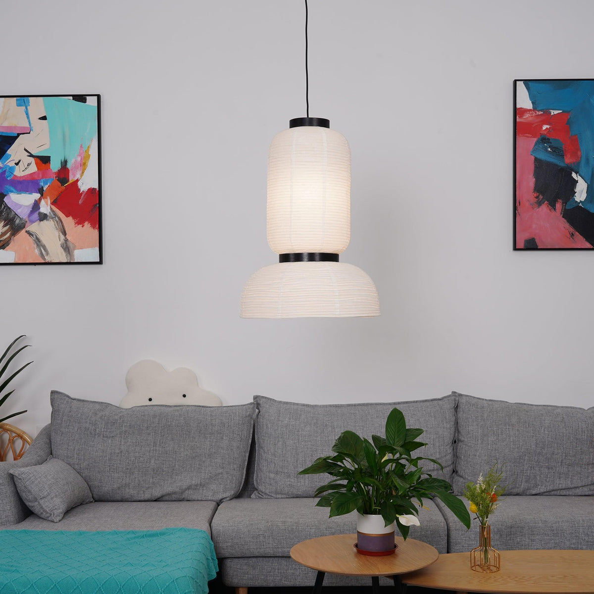 Quinvel lampă suspendată Scandinavian din Hârtie