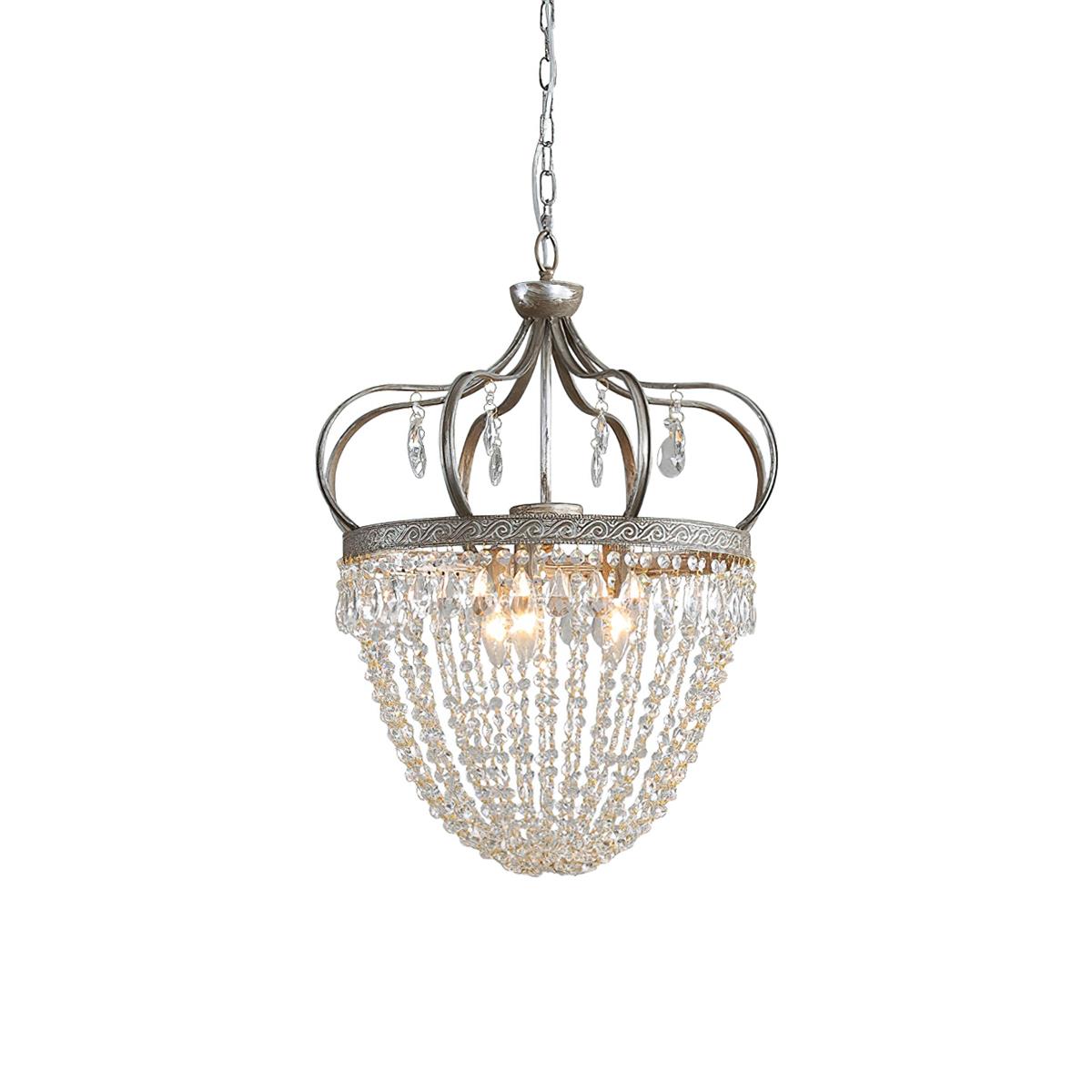 Abella candelabru cu Abajur din cristal în Formă de Lacrimă