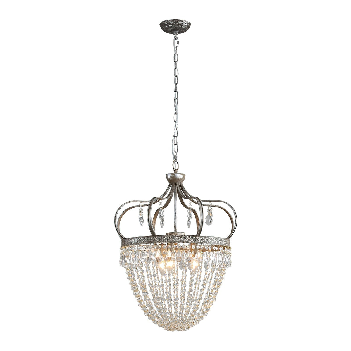 Abella candelabru cu Abajur din cristal în Formă de Lacrimă