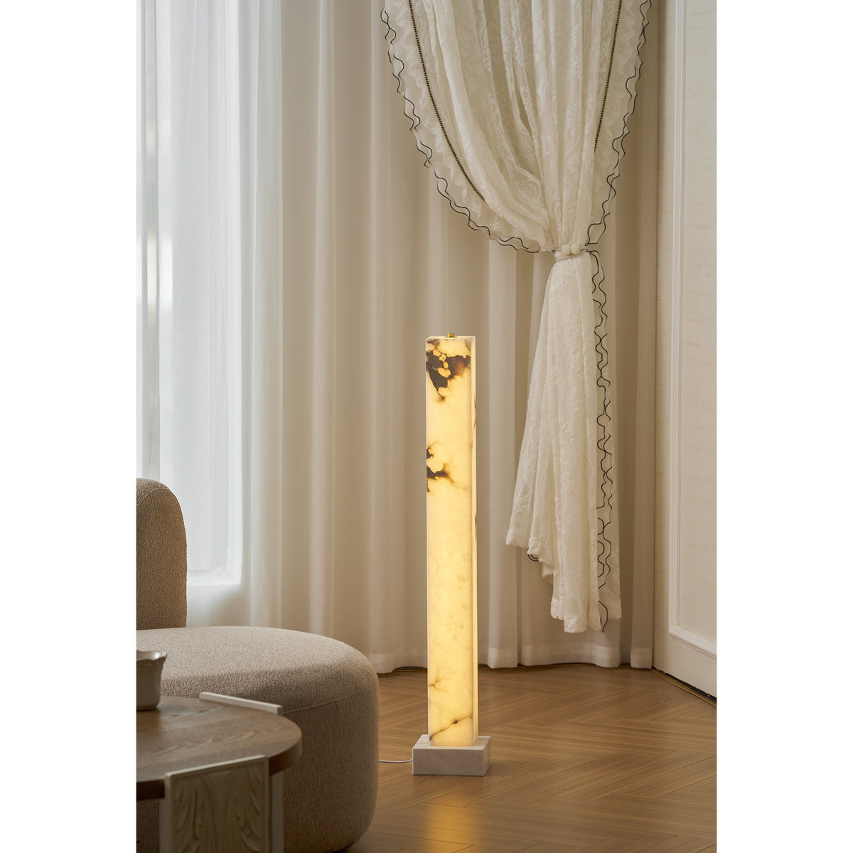 Frozen lampadar din alabastru