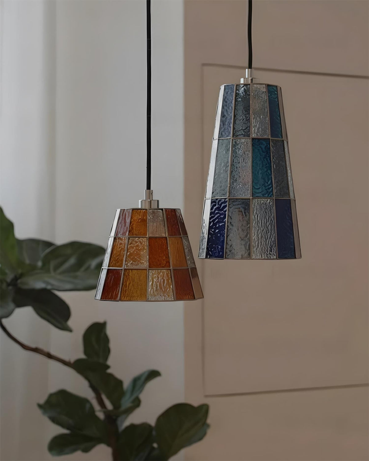 Lampă suspendată Amber & Azure
