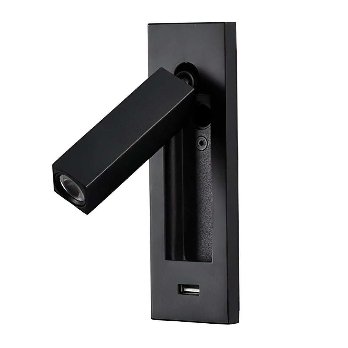 Sothis aplică de perete modernă minimalistă pentru pat USB negru