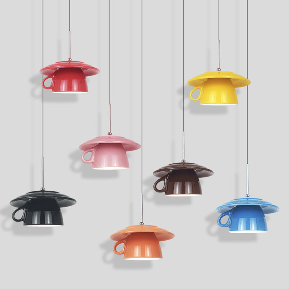 Valentina modern Cup Ceramic LED lampă suspendată dormitor