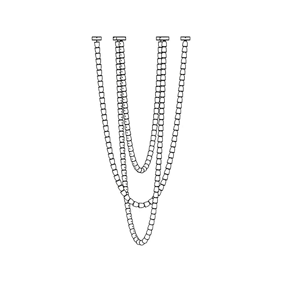 Nexus candelabru din cristal, cromat