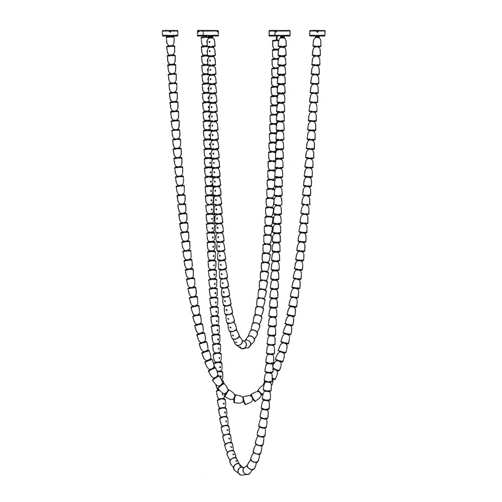 Nexus candelabru din cristal, cromat