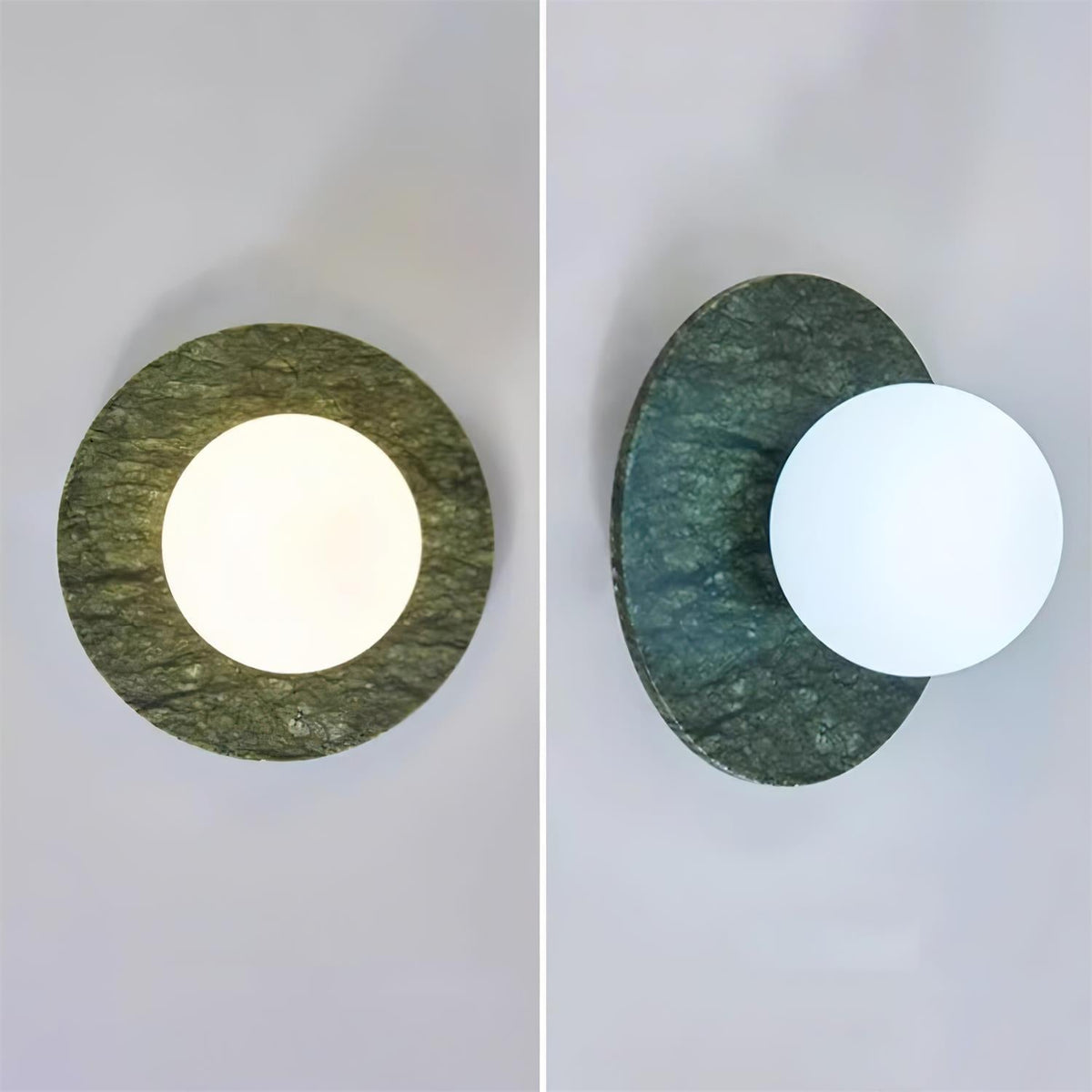 Enox aplică de perete din marmură, minimalistă, cu glob
