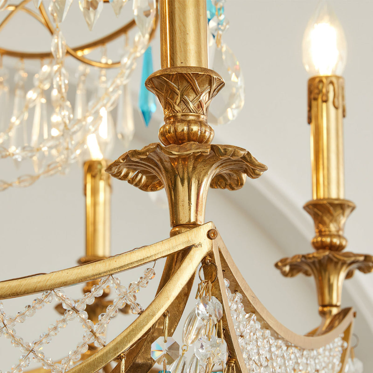 Genovese candelabru din cristal