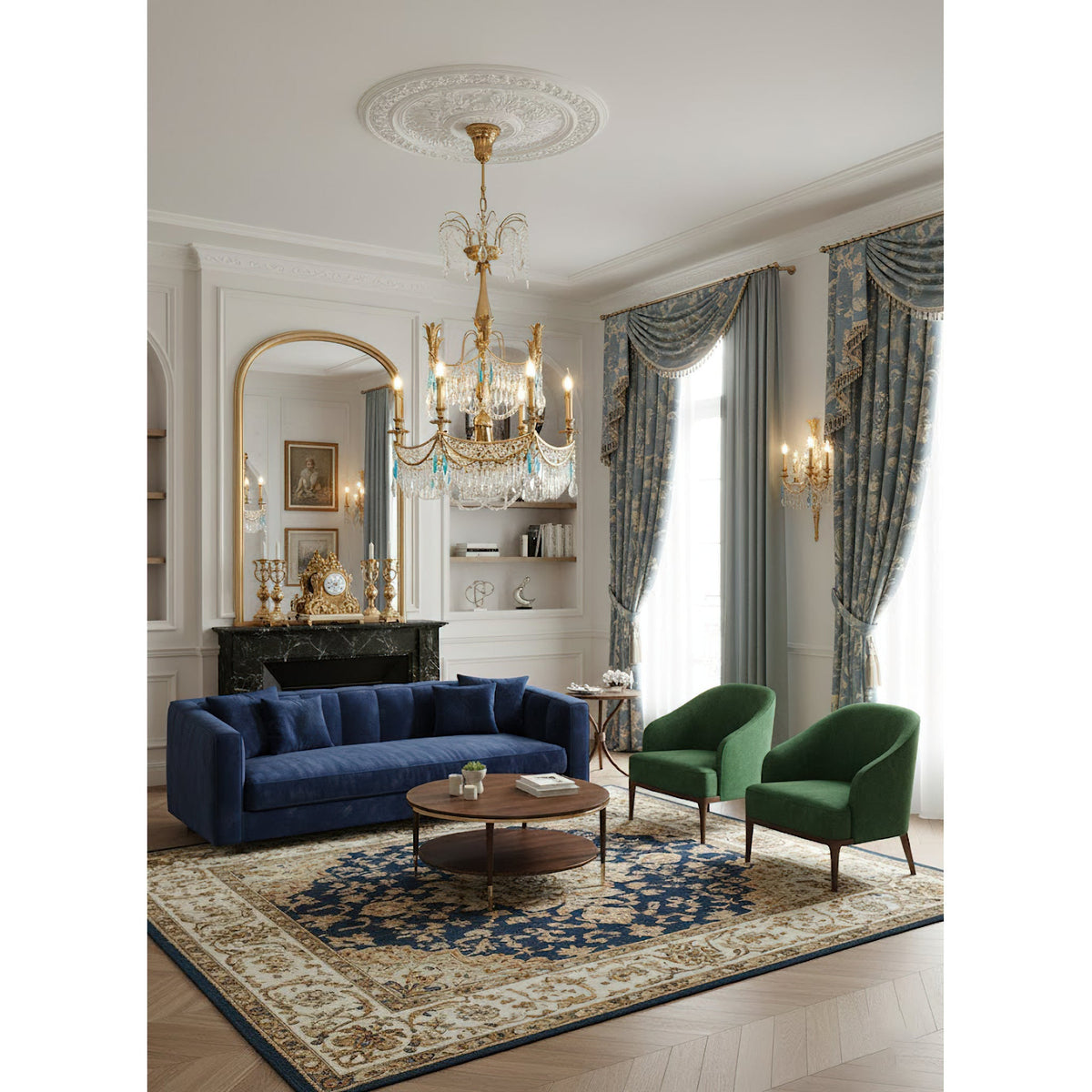 Genovese candelabru din cristal