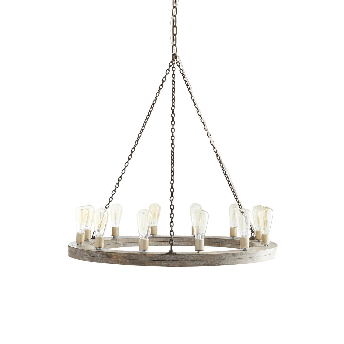 Rinorena candelabru din lemn