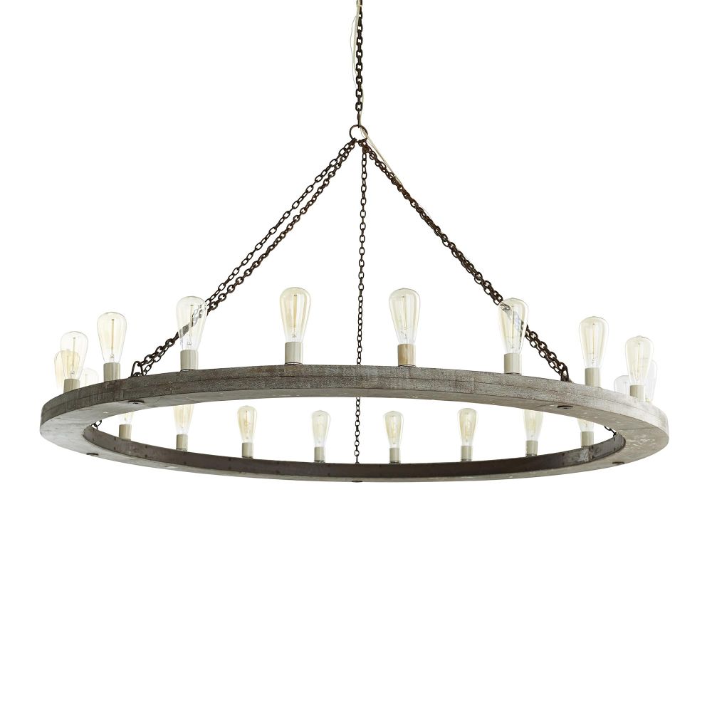 Rinorena candelabru din lemn