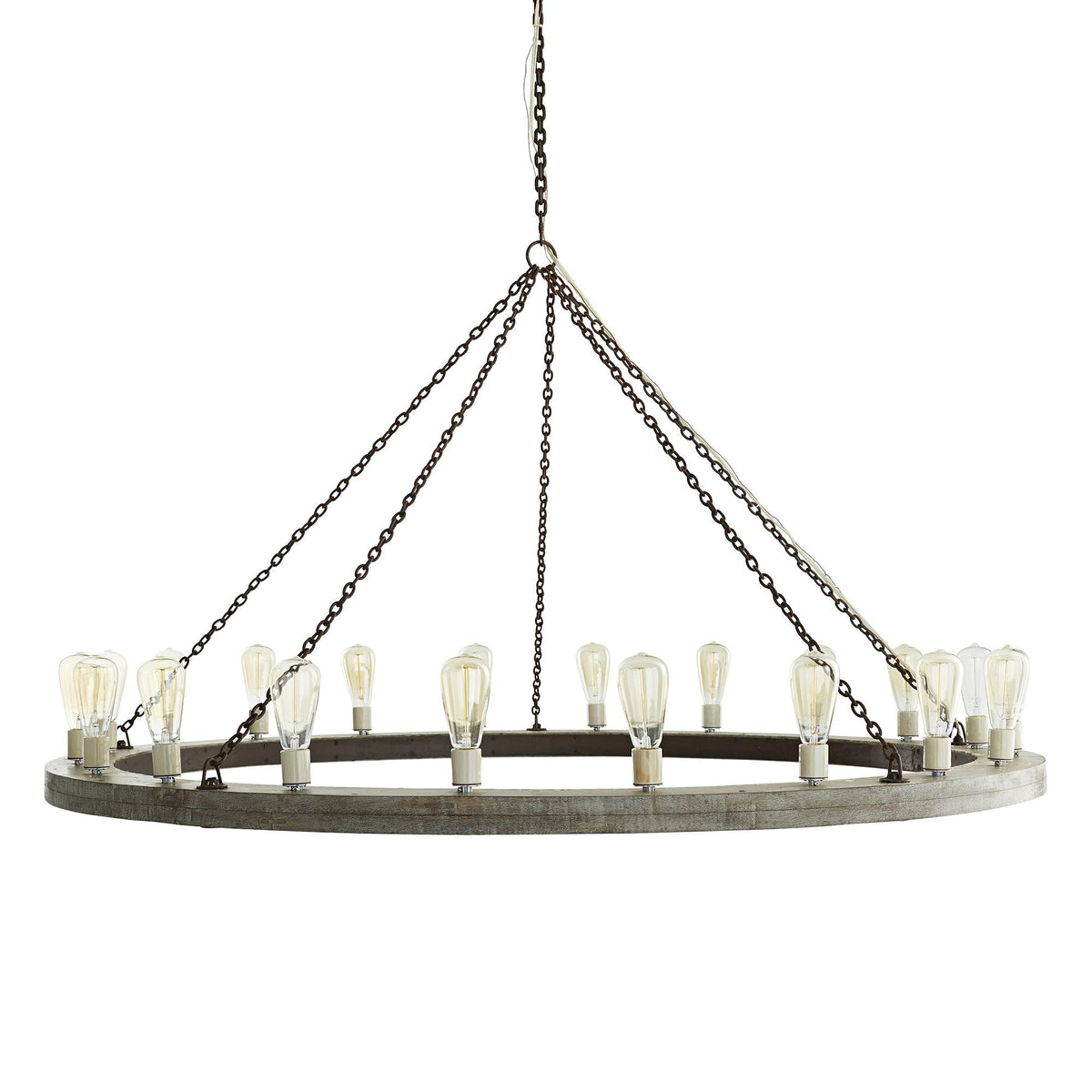 Rinorena candelabru din lemn