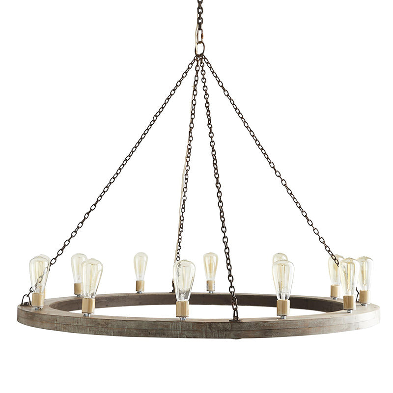 Rinorena candelabru din lemn