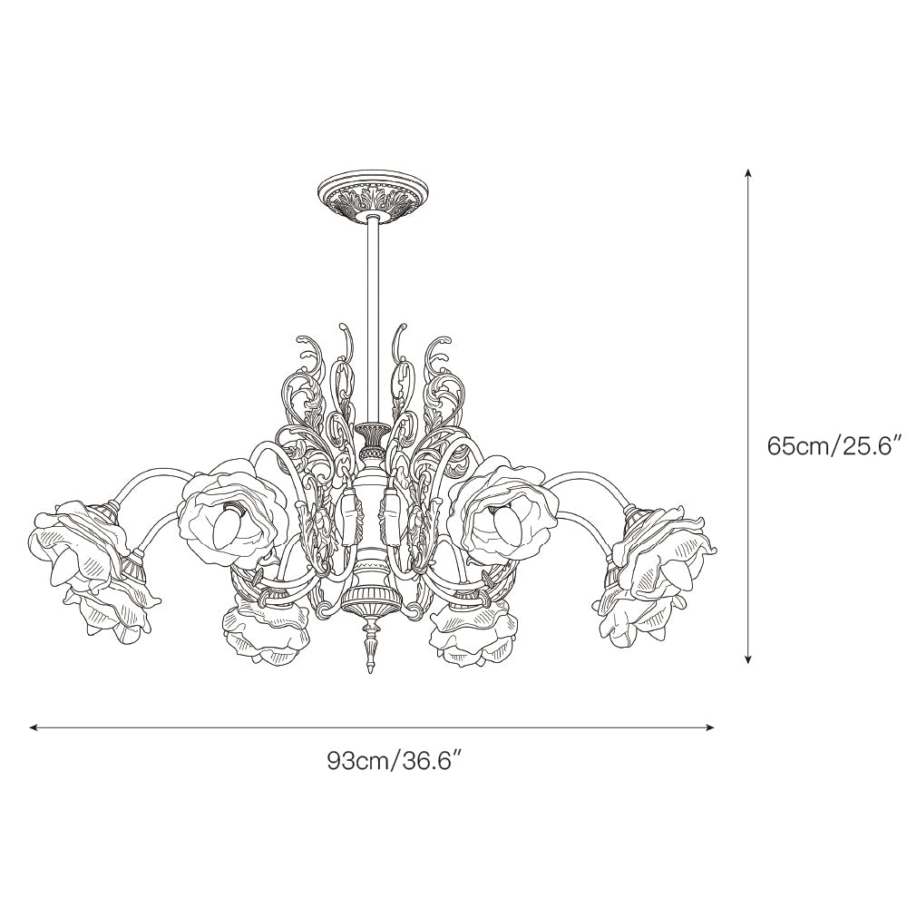 Georgian Gardens candelabru