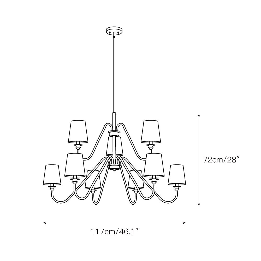 Auraena candelabru din alamă