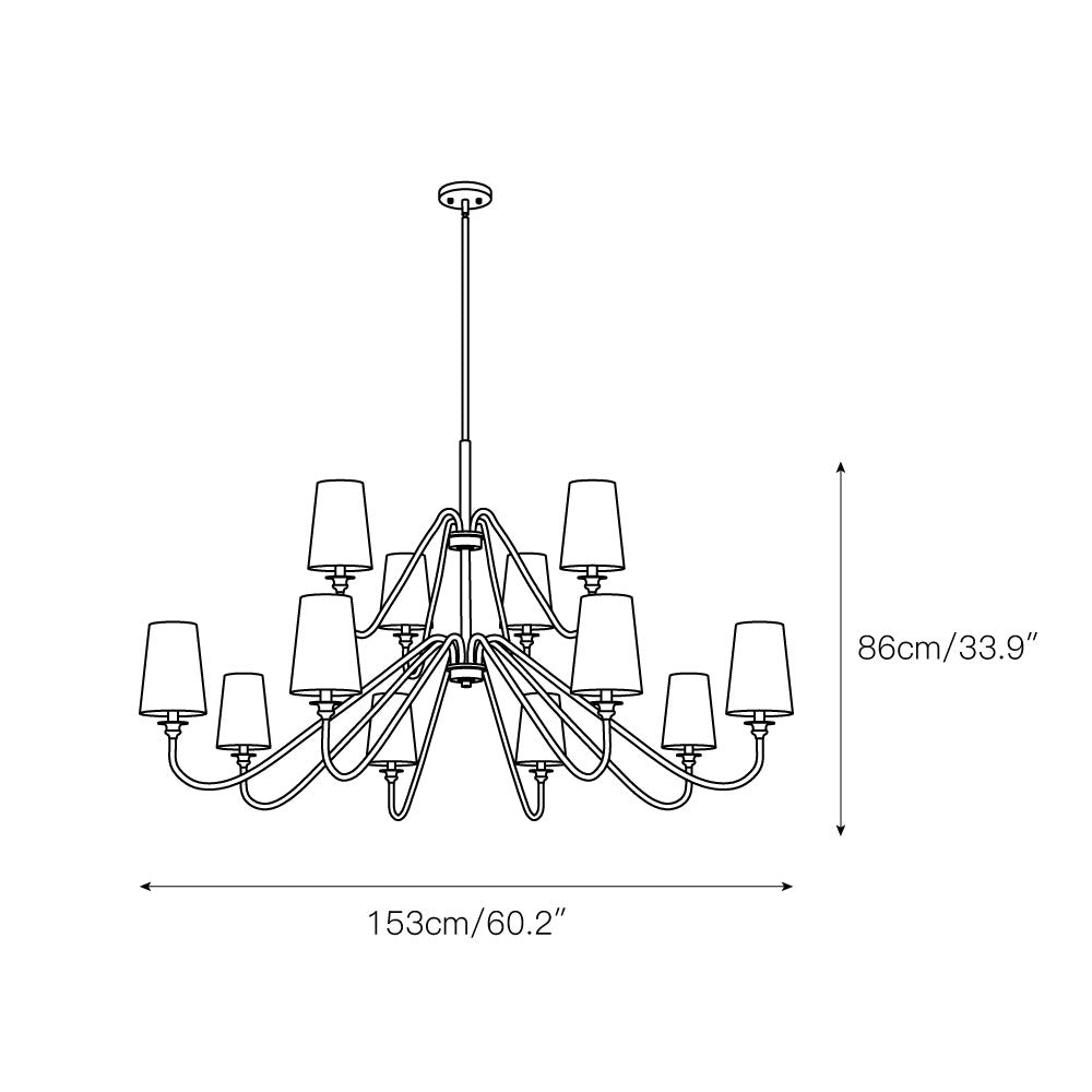 Auraena candelabru din alamă