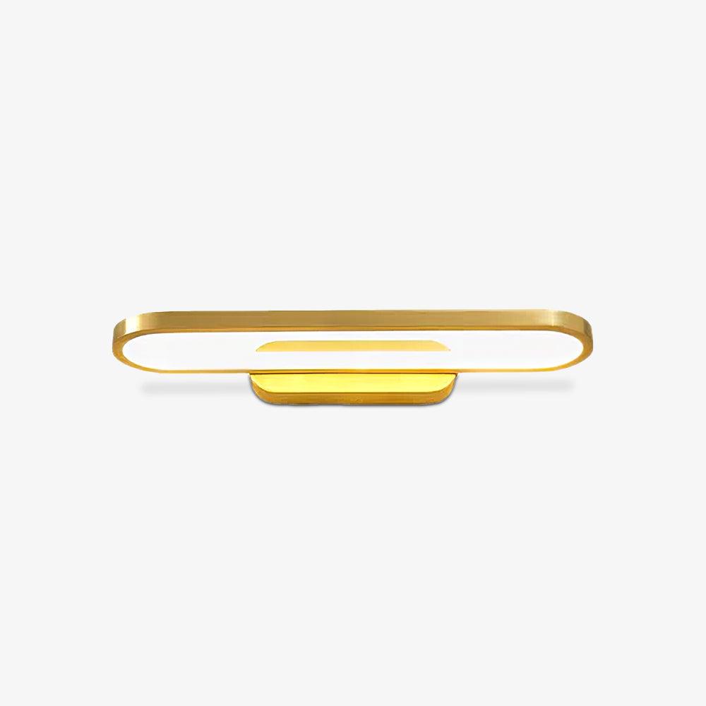Casaraya aplică de perete din alamă, modernă, minimalistă, LED