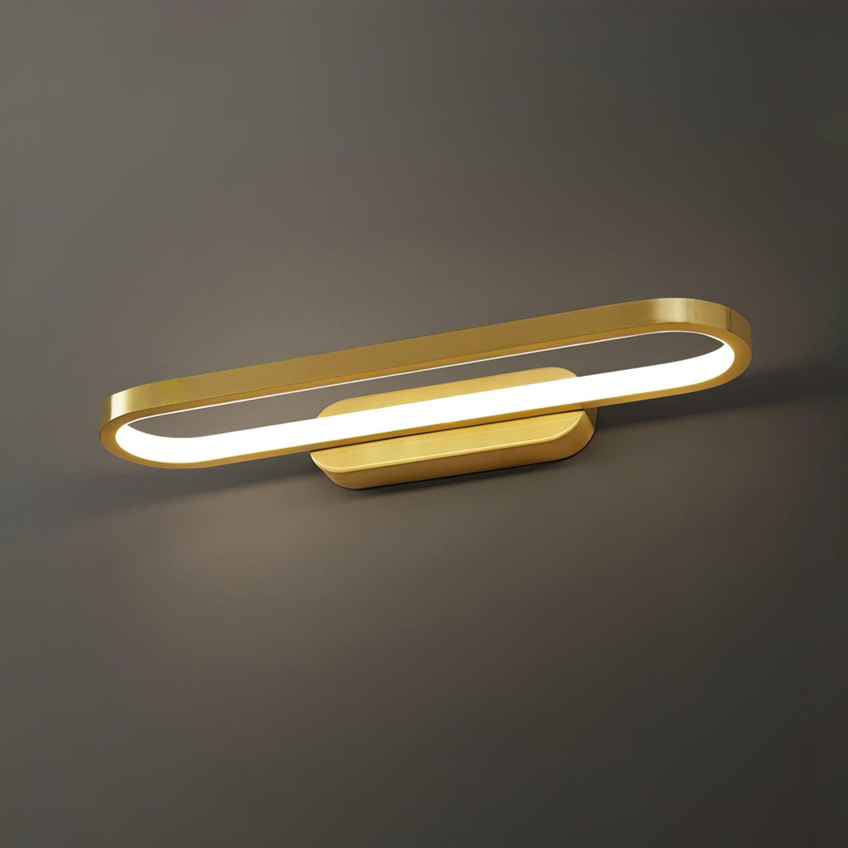 Casaraya aplică de perete din alamă, modernă, minimalistă, LED