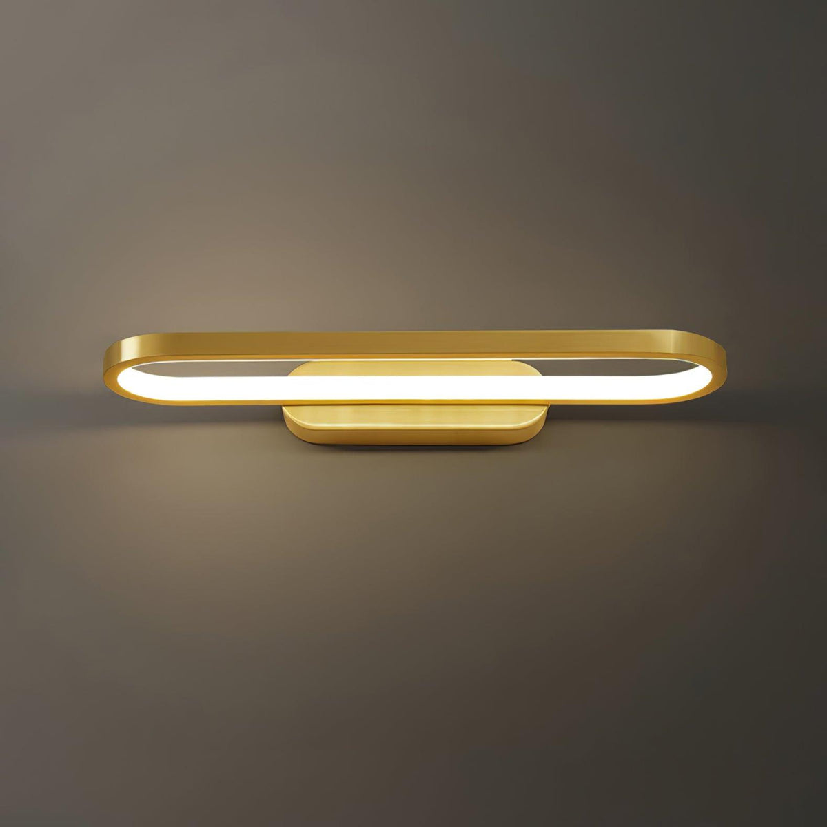 Casaraya aplică de perete din alamă, modernă, minimalistă, LED