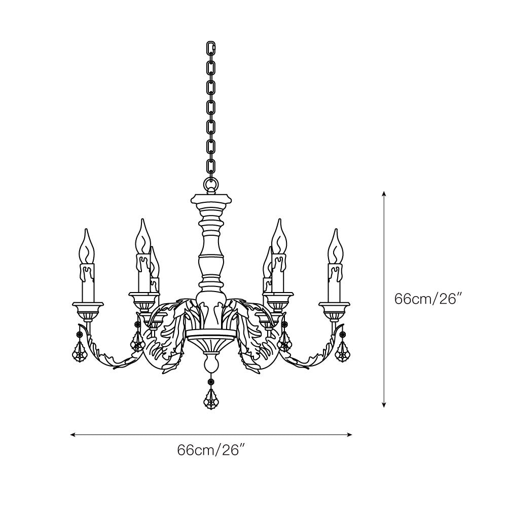 Elyenira candelabru din cristal