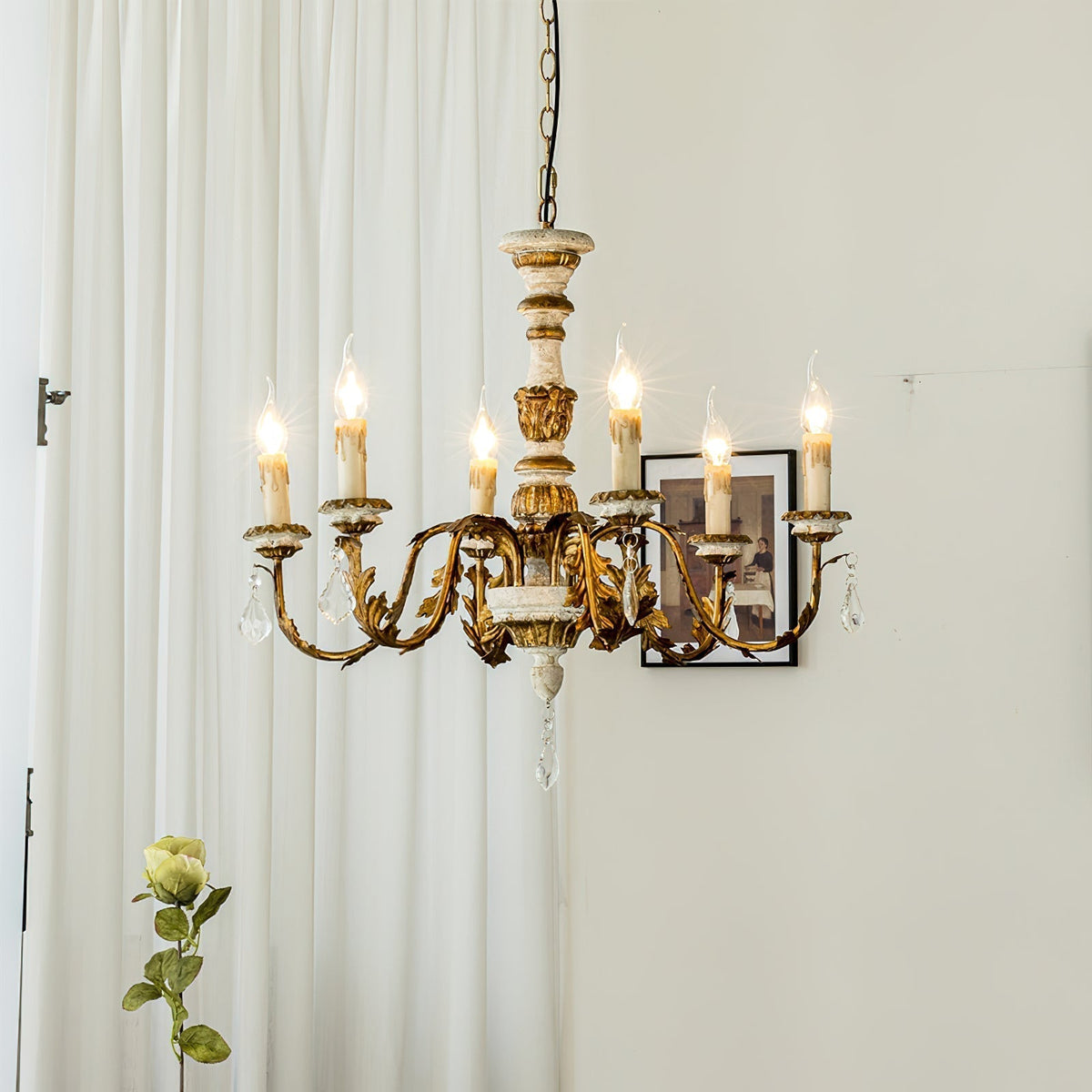 Elyenira candelabru din cristal