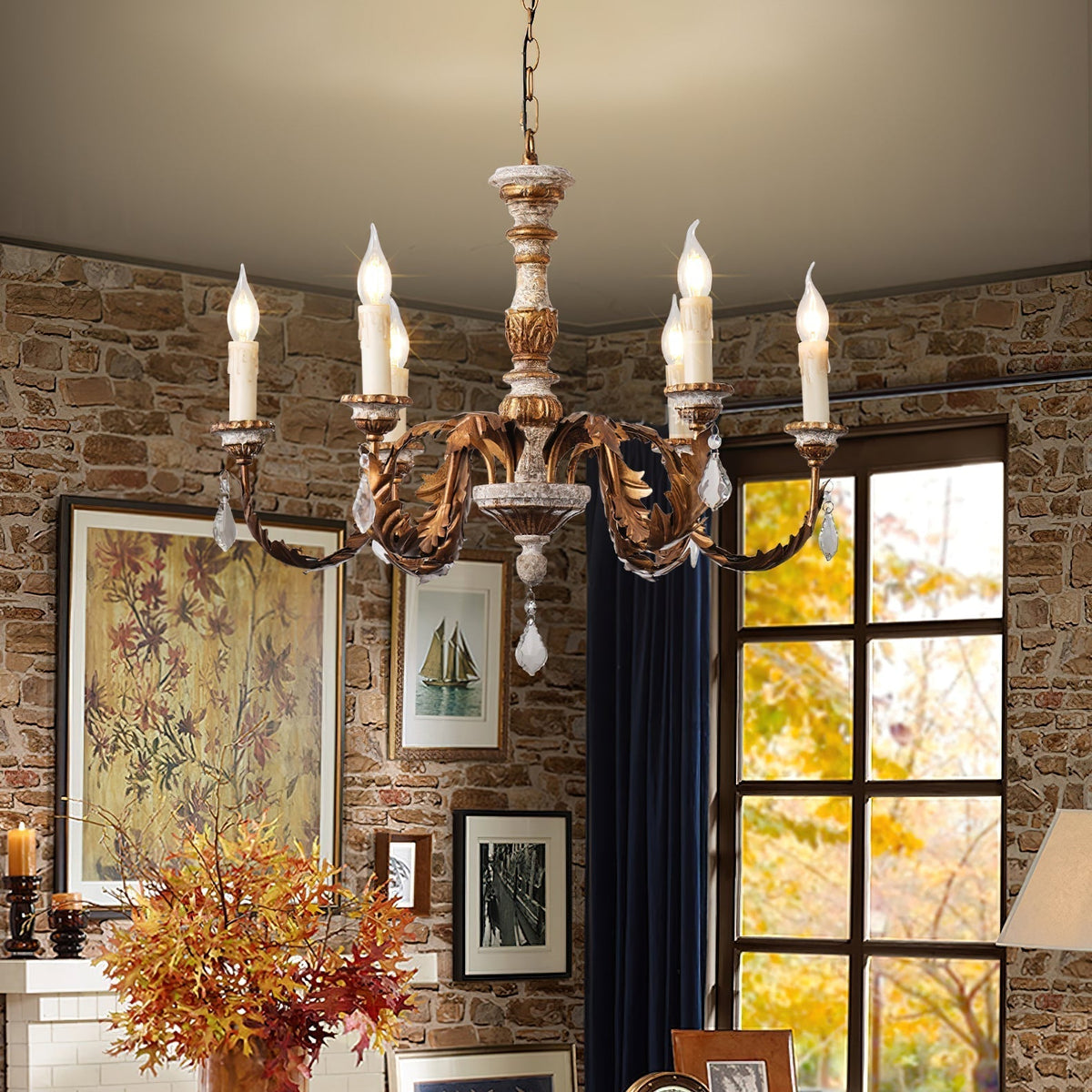 Elyenira candelabru din cristal