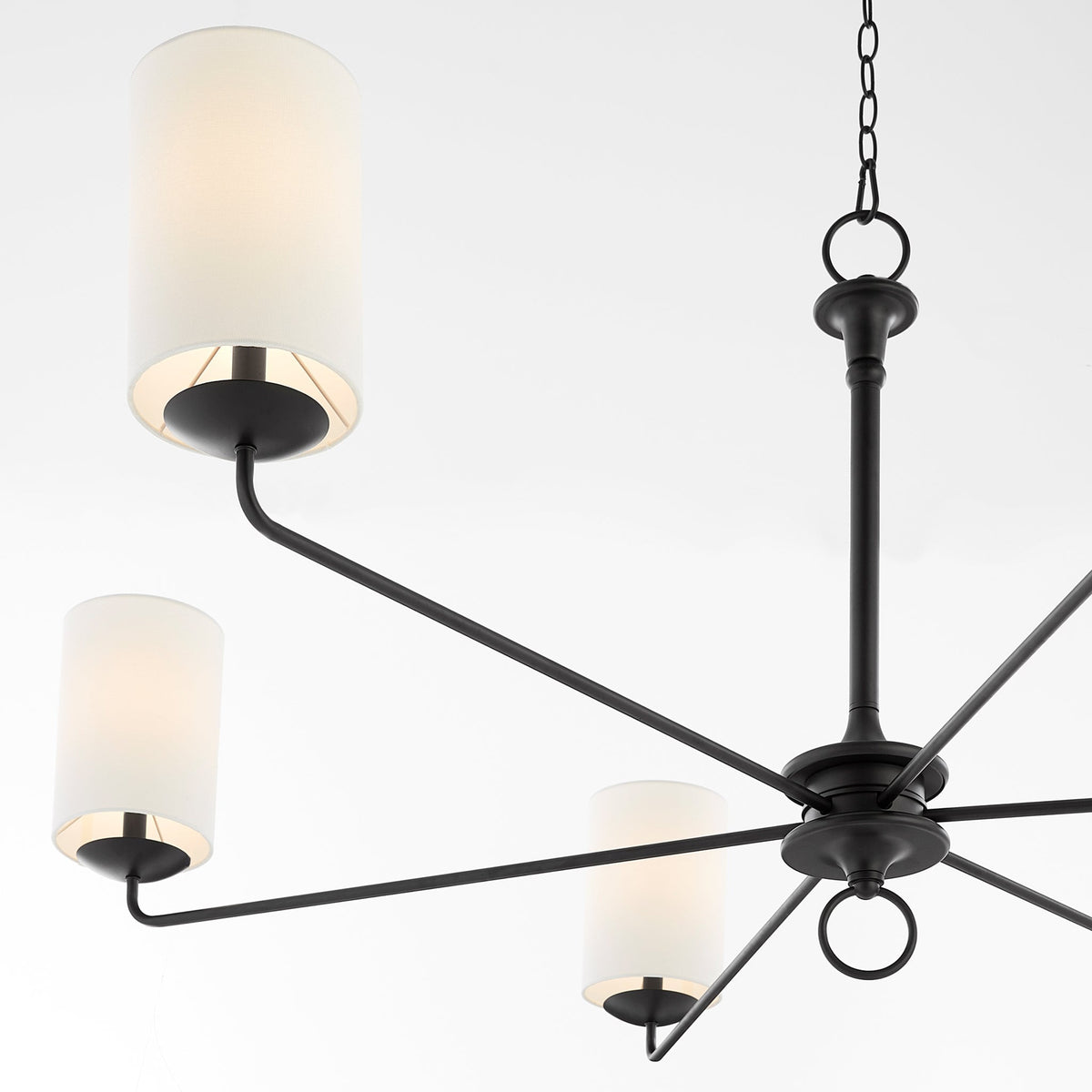 Fioivian candelabru cu abajur textil