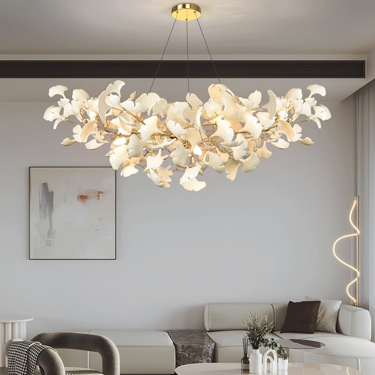 Metr candelabru de lux Ceramics living U arc formă
