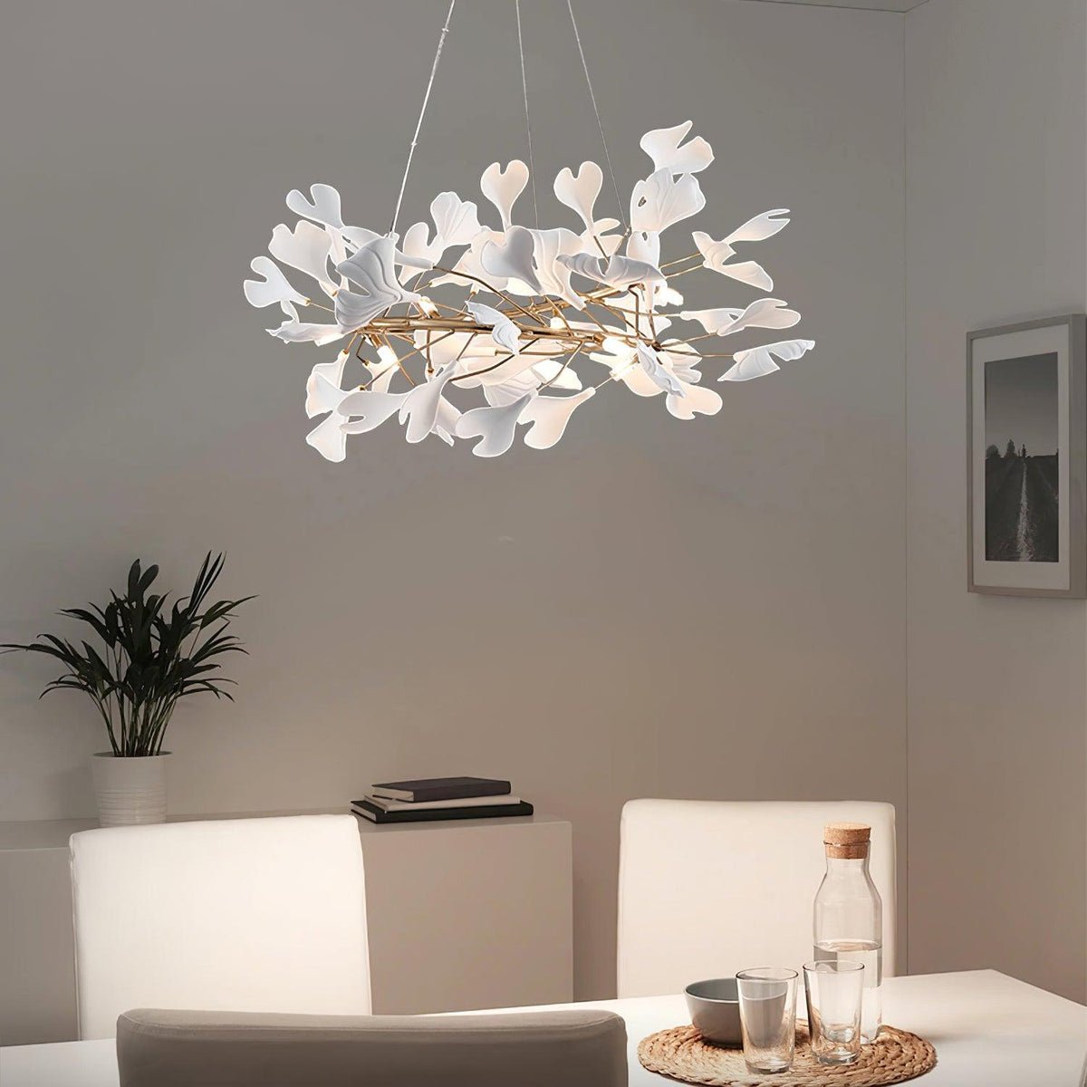 Olivia candelabru modern LED aurie Ceramic