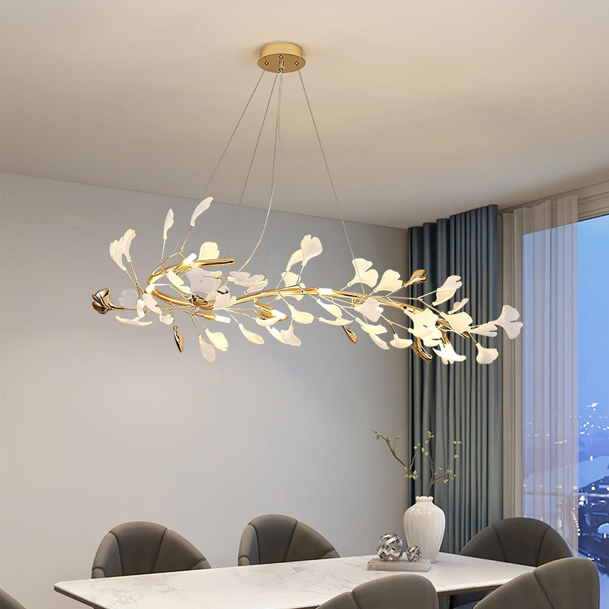 Vixu candelabru Postmodern de lux Gingko Ceramics