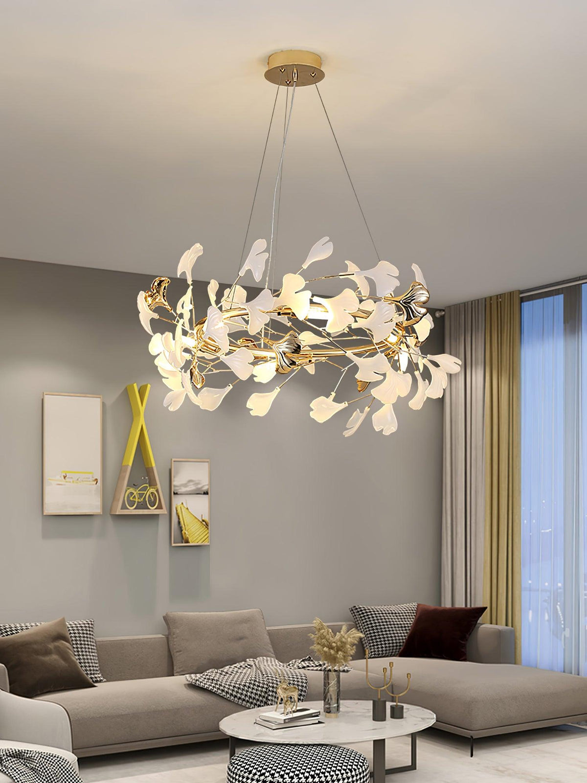 Vixu candelabru Postmodern de lux Gingko Ceramics