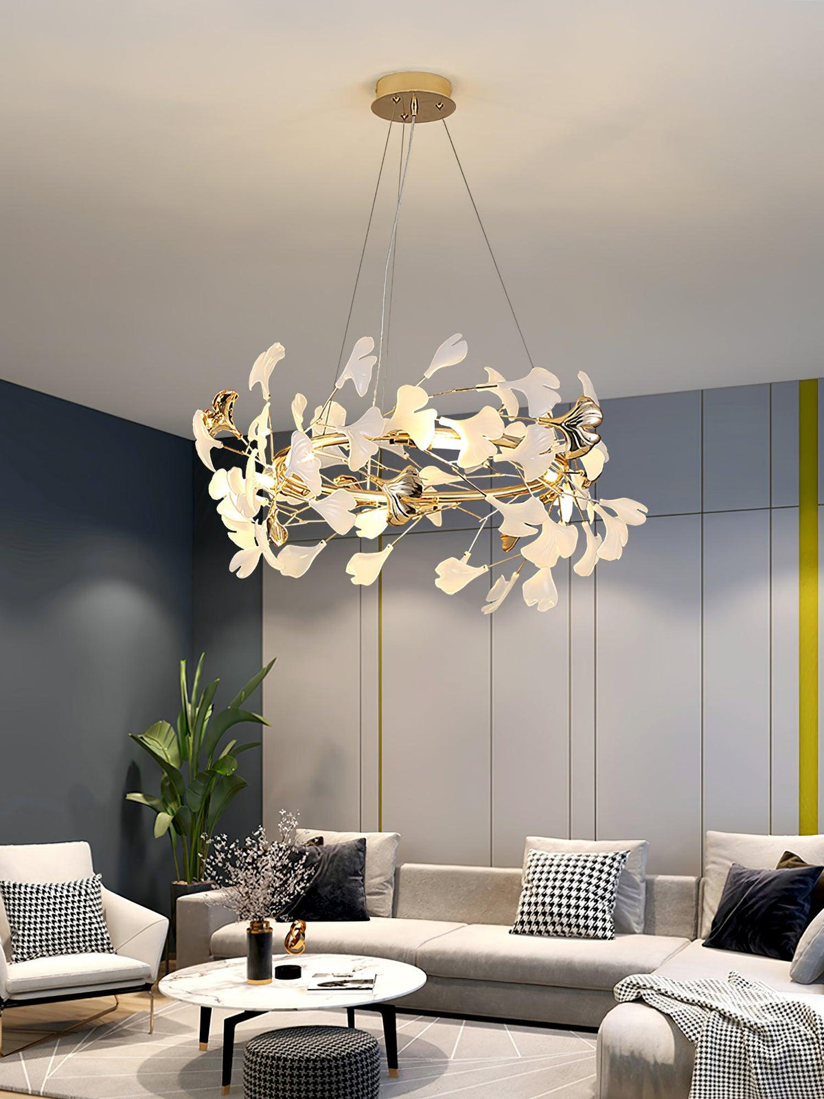 Vixu candelabru Postmodern de lux Gingko Ceramics