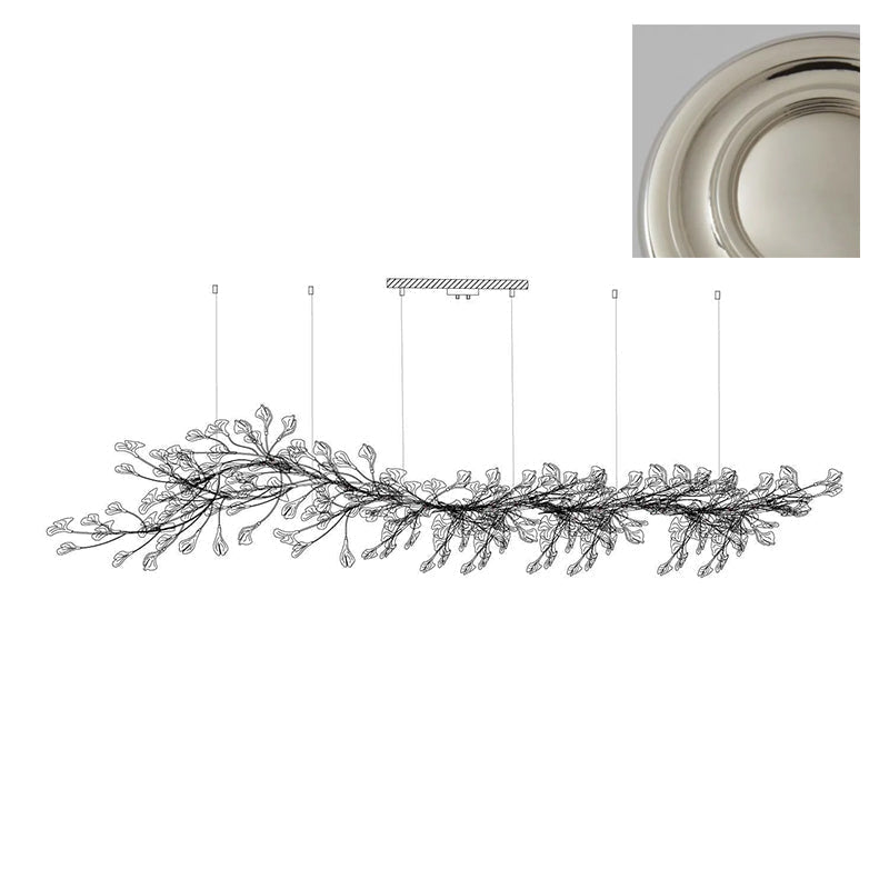 Calix candelabru cu abajur din ceramică în formă de frunză Gingko și finisaj alb aur, în stil modern