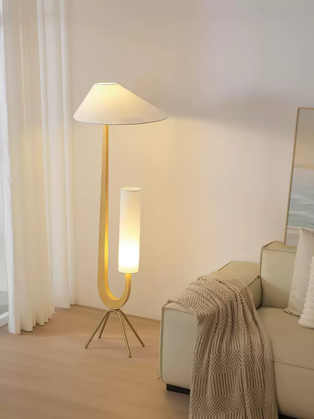 Novael lampadar din Pânză Scandinavian