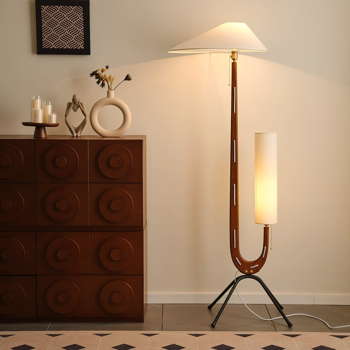 Novael lampadar din Pânză Scandinavian