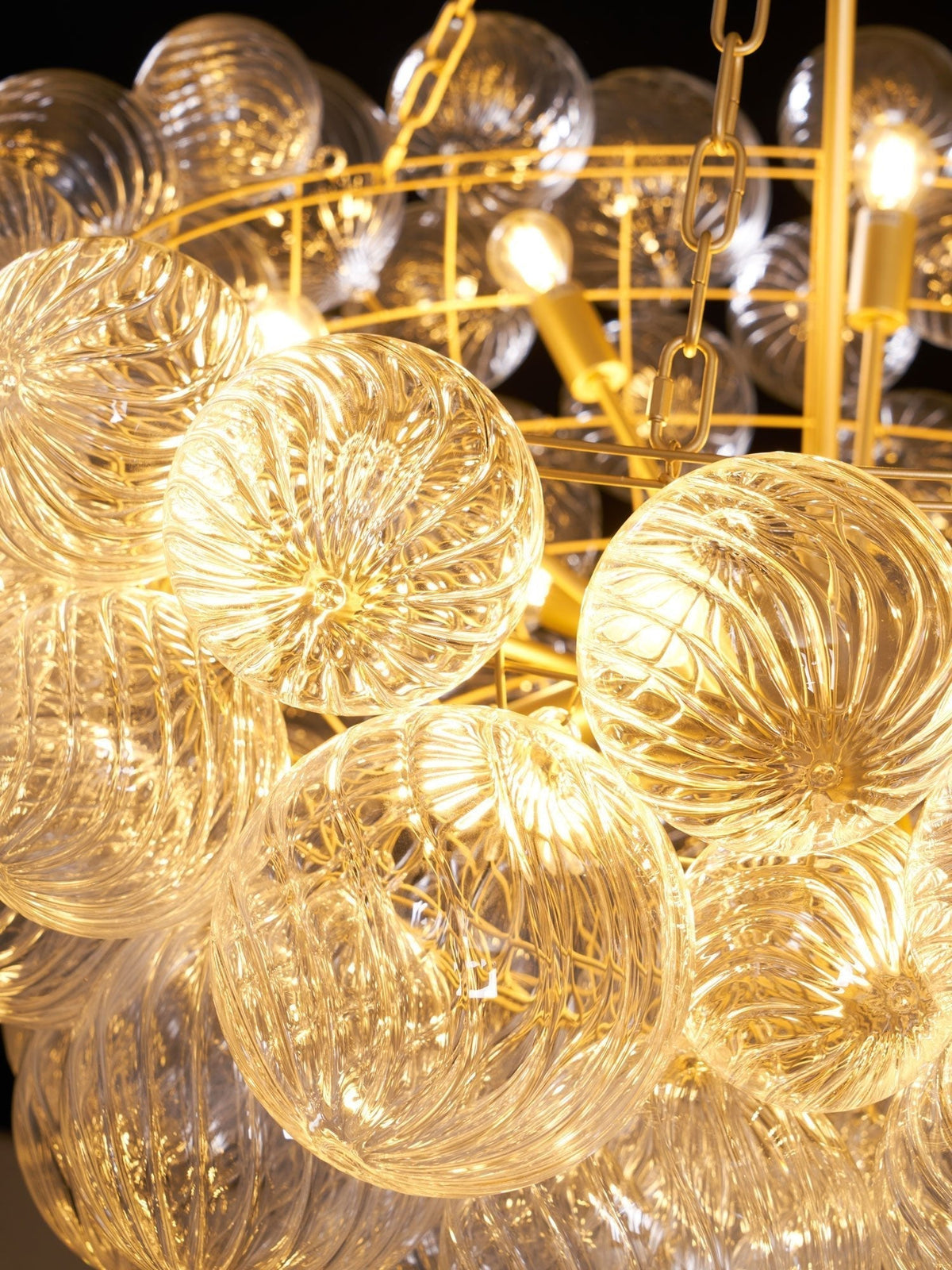 Ben candelabru Bile de sticlă Bubble modern