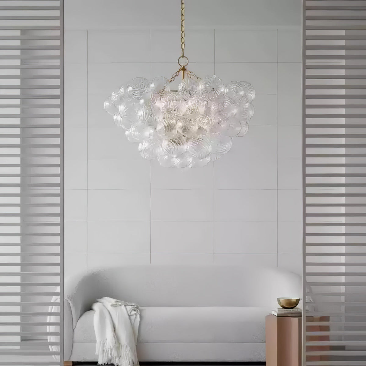 Ben candelabru Bile de sticlă Bubble modern