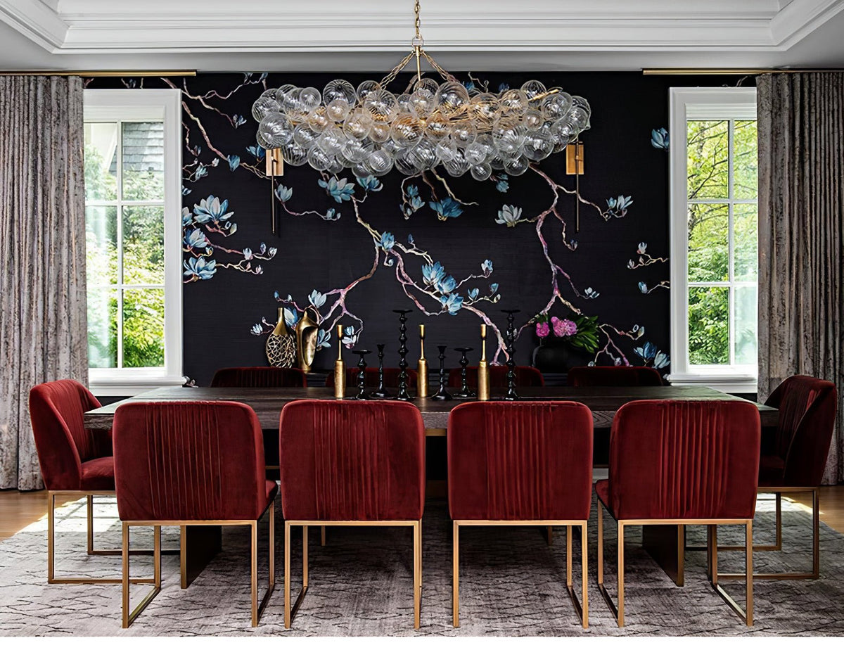 Ben candelabru Bile de sticlă Bubble modern