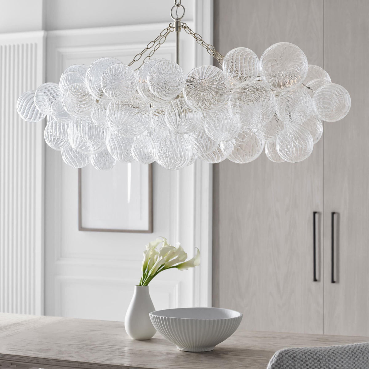 Ben candelabru Bile de sticlă Bubble modern